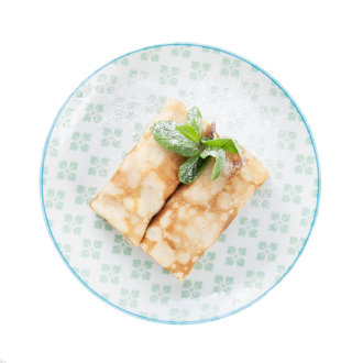 Блины с ветчиной и сыром