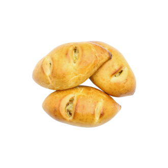 Булочка с капустой и яйцом