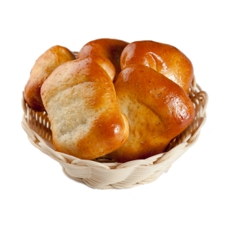 Булочка с сыром, зеленью и чесноком
