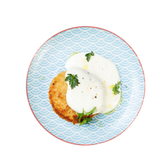 Оладьи из курицы с соусом карри