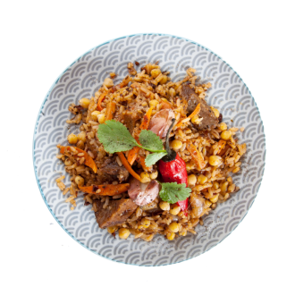 Плов с говядиной